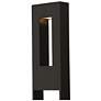 5_Atlantis 24 1/2" High Black Socketed LED Outdoor Post Light more views