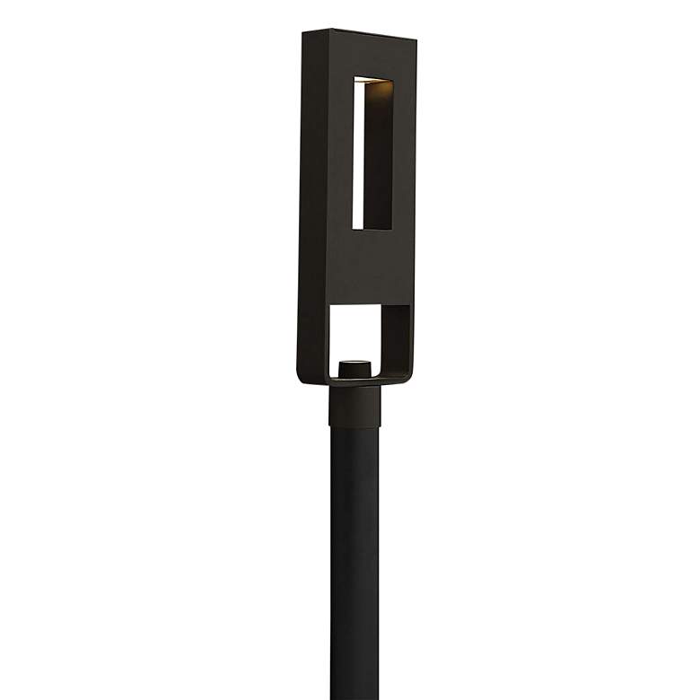 Image 1 Atlantis 24 1/2 inchH Black Integrated LED Outdoor Post Light