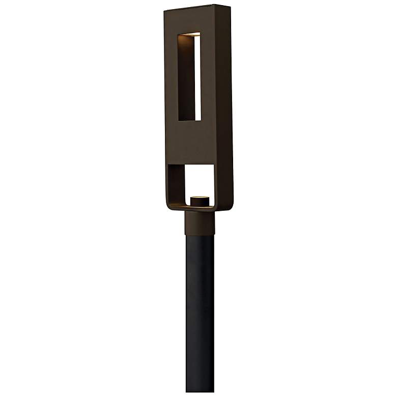 Image 1 Atlantis 24 1/2 inchH Bronze Integrated LED Outdoor Post Light