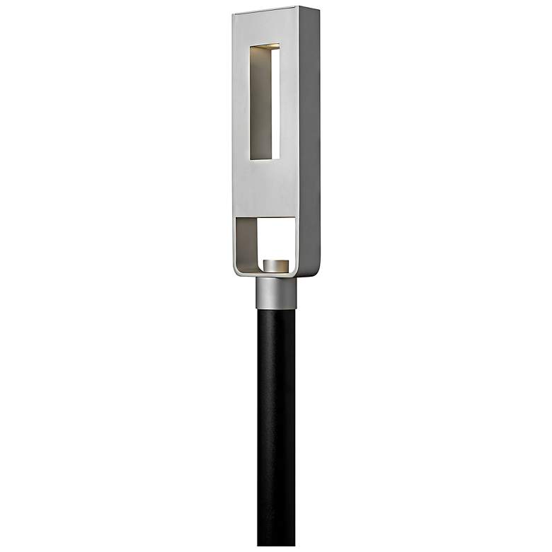 Image 1 Atlantis 24 1/2 inchH Titanium Integrated LED Outdoor Post Light