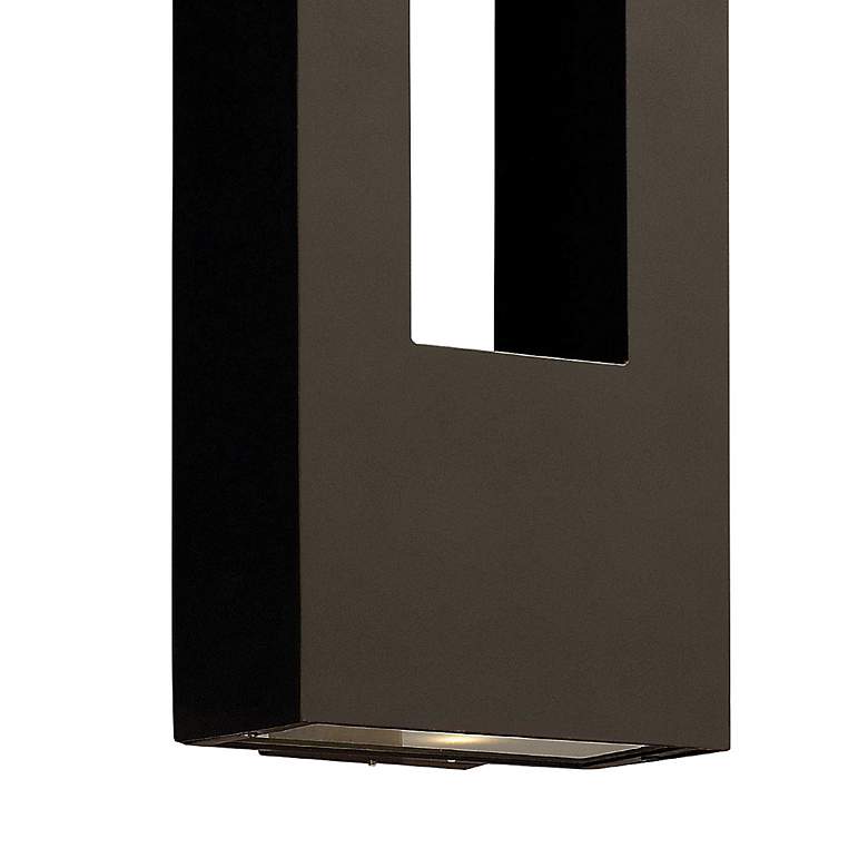 Image 4 Atlantis 24" High Bronze ADA Socketed LED Outdoor Wall Light more views