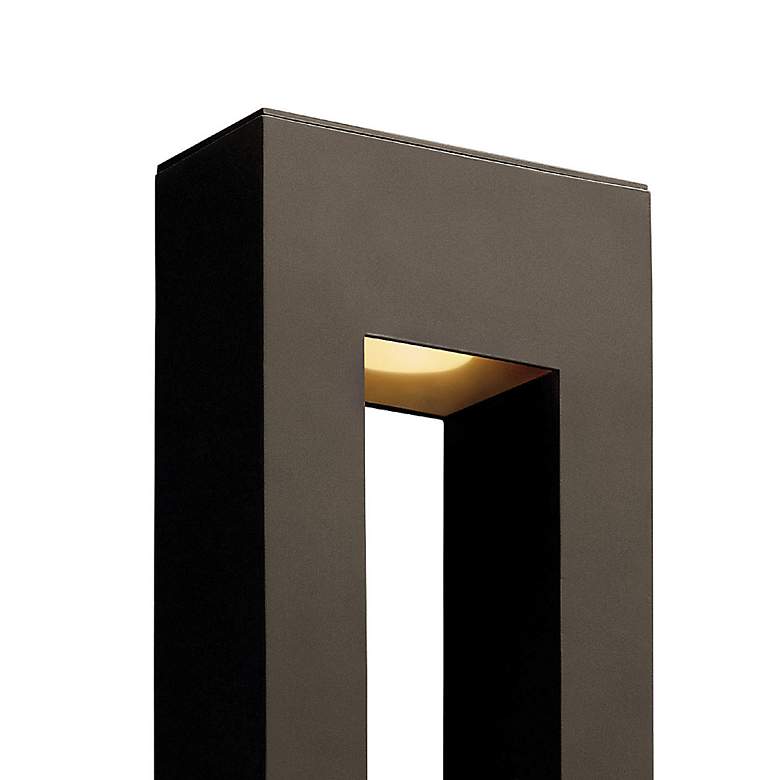 Image 5 Atlantis 24" High Bronze ADA Socketed LED Outdoor Wall Light more views