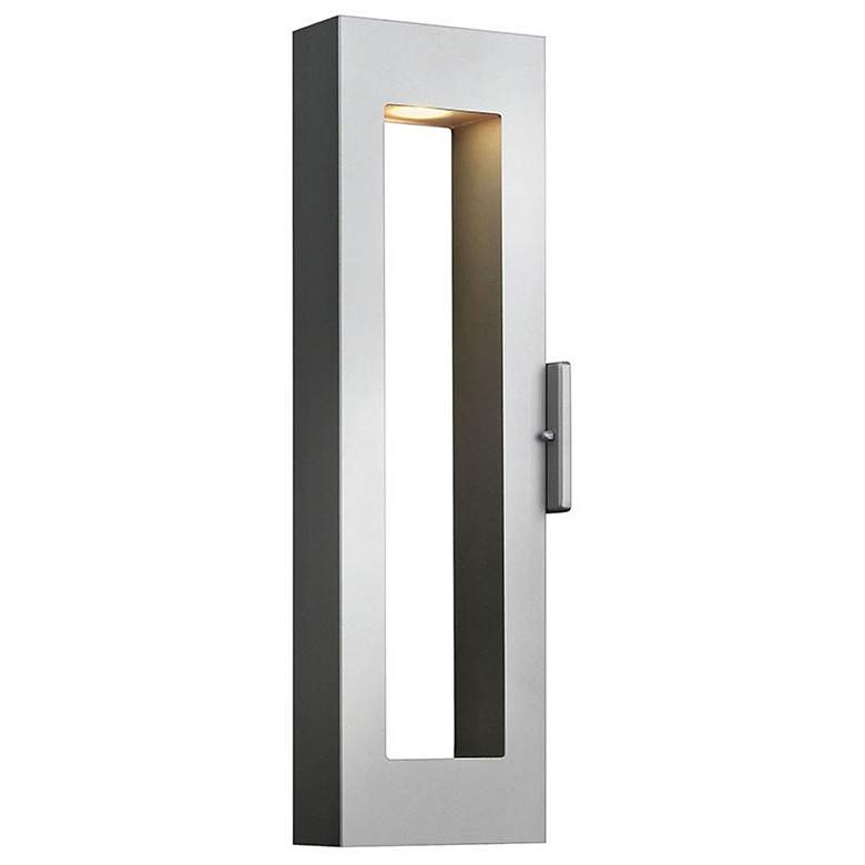 Image 1 Atlantis 24" High Titanium Integrated LED Outdoor Wall Light
