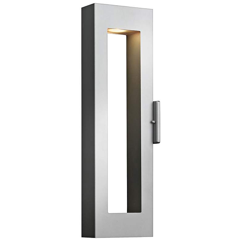 Image 2 Atlantis 24" High Titanium Socketed LED Outdoor Wall Light more views