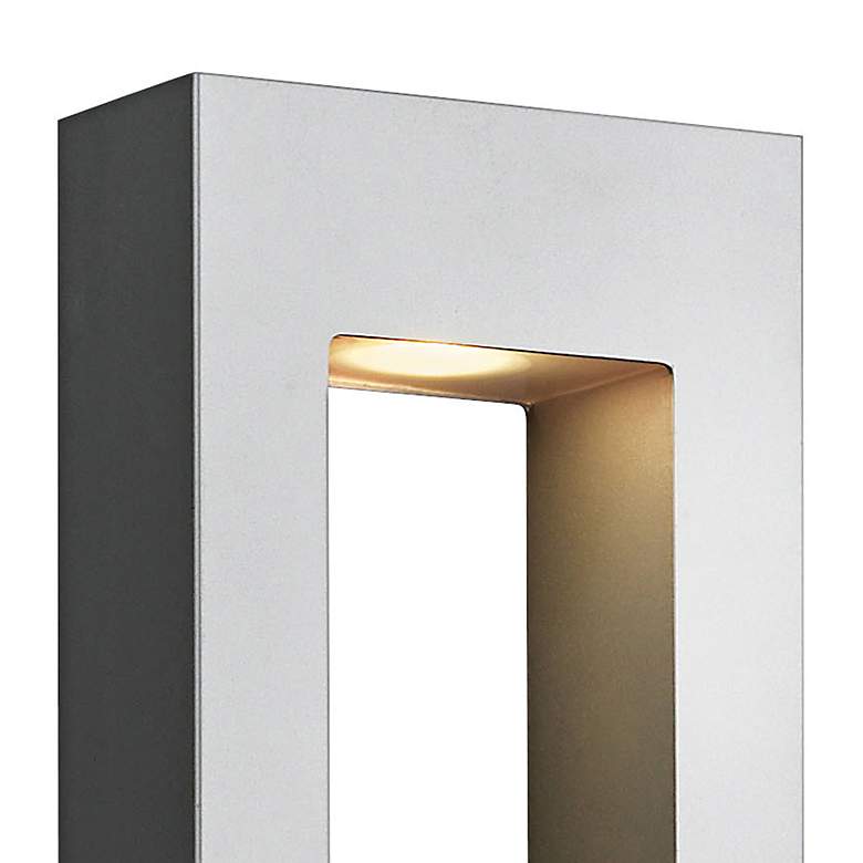 Image 4 Atlantis 24" High Titanium Socketed LED Outdoor Wall Light more views