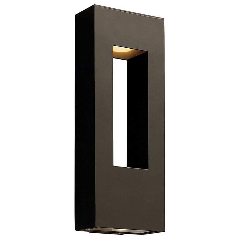 Image 1 Atlantis 24"H Bronze ADA Integrated LED Outdoor Wall Light
