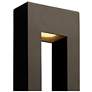 3_Atlantis 24"H Bronze ADA Integrated LED Outdoor Wall Light more views