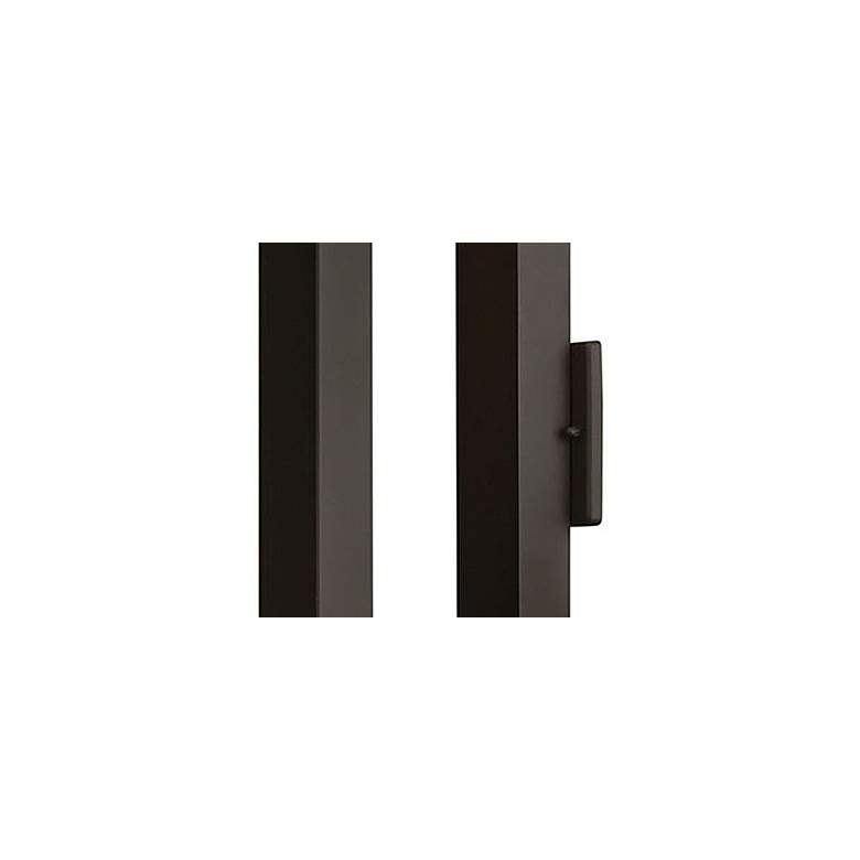 Image 2 Atlantis 24"H Satin Black Integrated LED Outdoor Wall Light more views