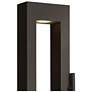 4_Atlantis 24"H Satin Black Integrated LED Outdoor Wall Light more views