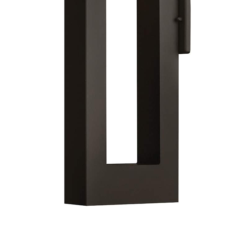 Image 6 Atlantis 24"H Satin Black Socketed LED Outdoor Wall Light more views
