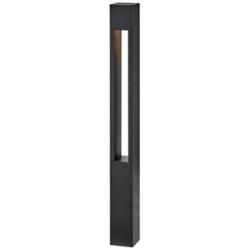 Atlantis 30" Satin Black Low Voltage LED Dark Sky Landscape Bollard
