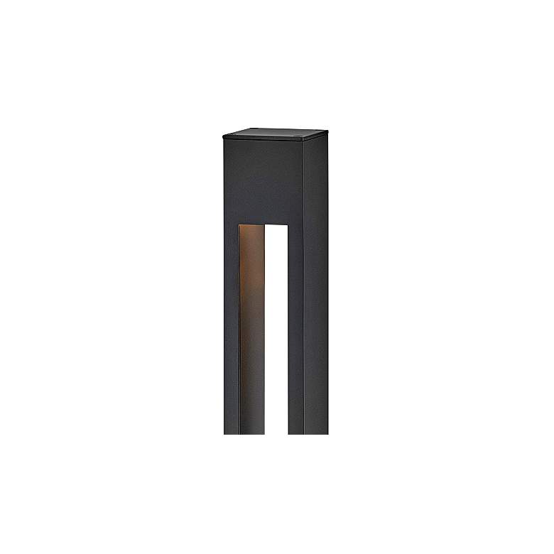 Image 2 Atlantis 30" Satin Black Low Voltage LED Dark Sky Landscape Bollard more views