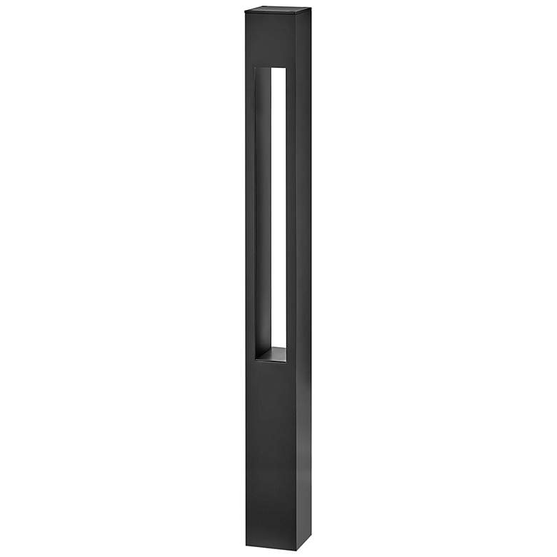 Image 3 Atlantis 30" Satin Black Low Voltage LED Dark Sky Landscape Bollard more views