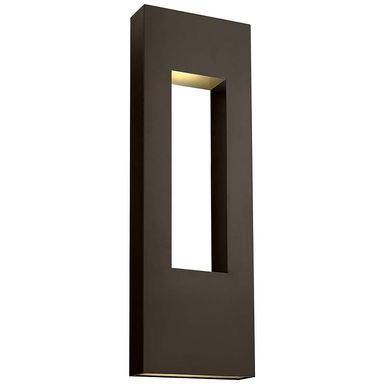 Image 7 Atlantis 36" High Bronze Socketed LED Outdoor Wall Light more views
