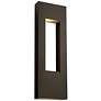 7_Atlantis 36" High Bronze Socketed LED Outdoor Wall Light more views
