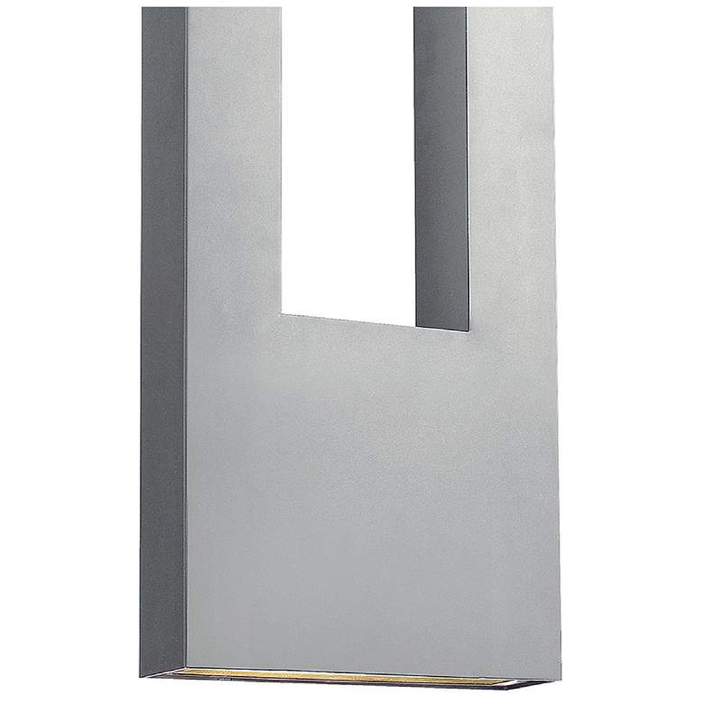 Image 5 Atlantis 36" High Titanium Integrated LED Outdoor Wall Light more views
