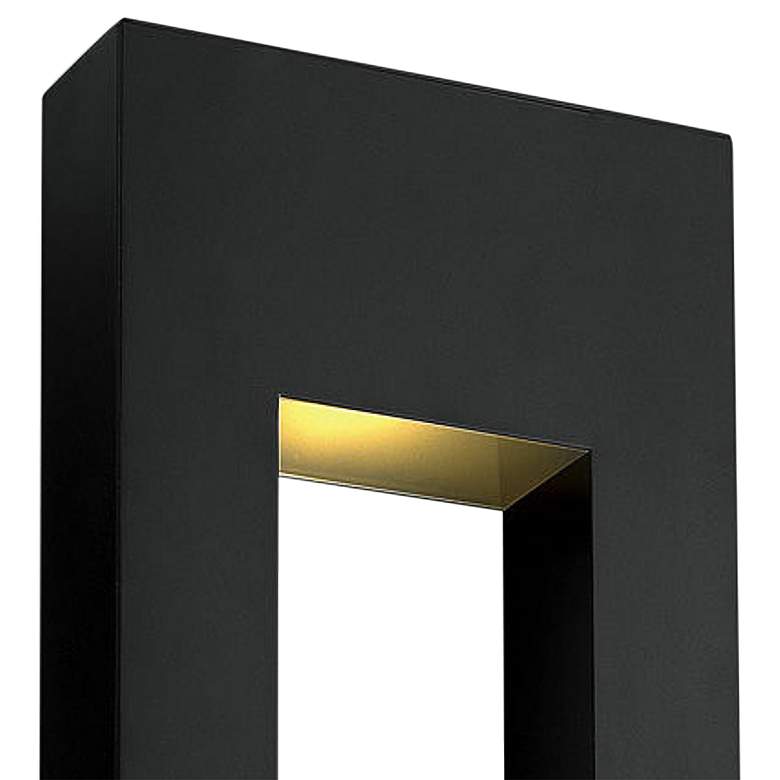 Image 4 Atlantis 36"H Satin Black Integrated LED Outdoor Wall Light more views