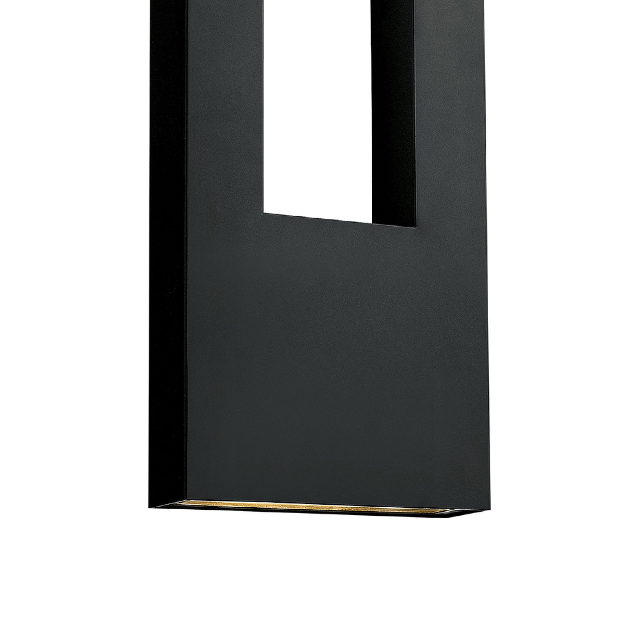Image 6 Atlantis 36"H Satin Black Integrated LED Outdoor Wall Light more views