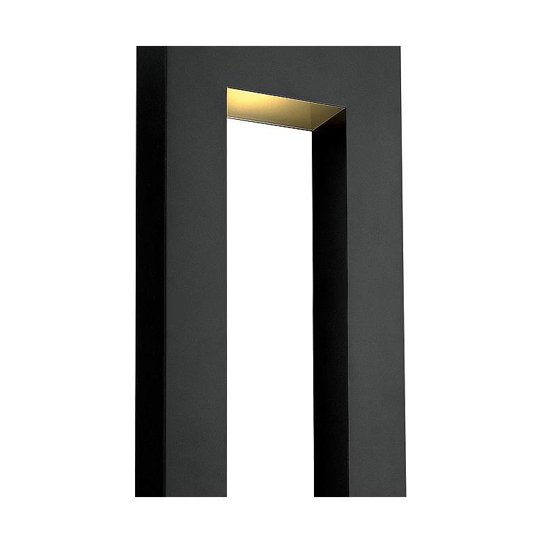 Image 2 Atlantis 36"H Satin Black Socketed LED Outdoor Wall Light more views