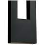 5_Atlantis 36"H Satin Black Socketed LED Outdoor Wall Light more views