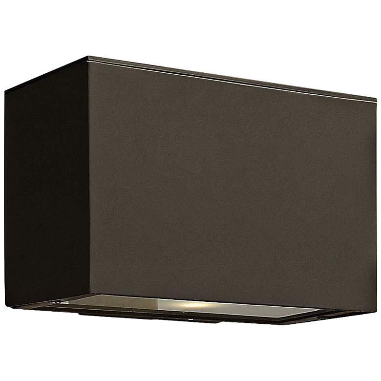 Image 1 Atlantis 6 inch High Bronze Integrated LED Outdoor Wall Light