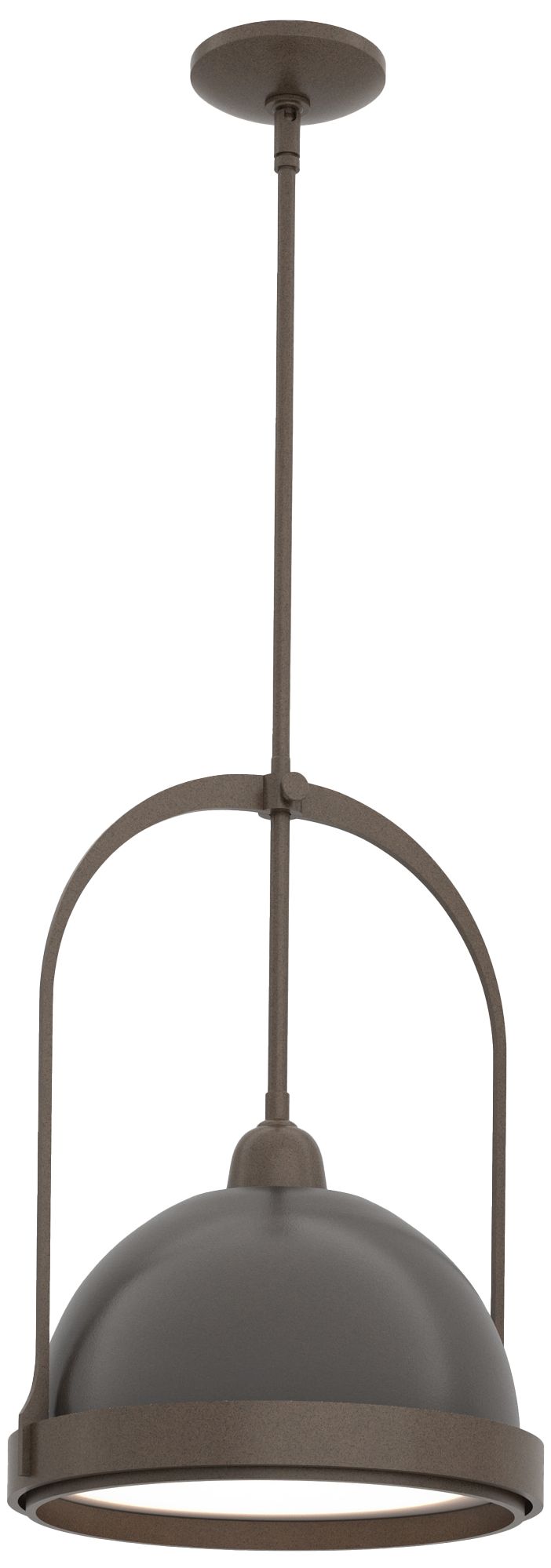 Atlas 14" Wide Bronze Mini Pendant w/ Oil Rubbed Bronze - Made to Orde