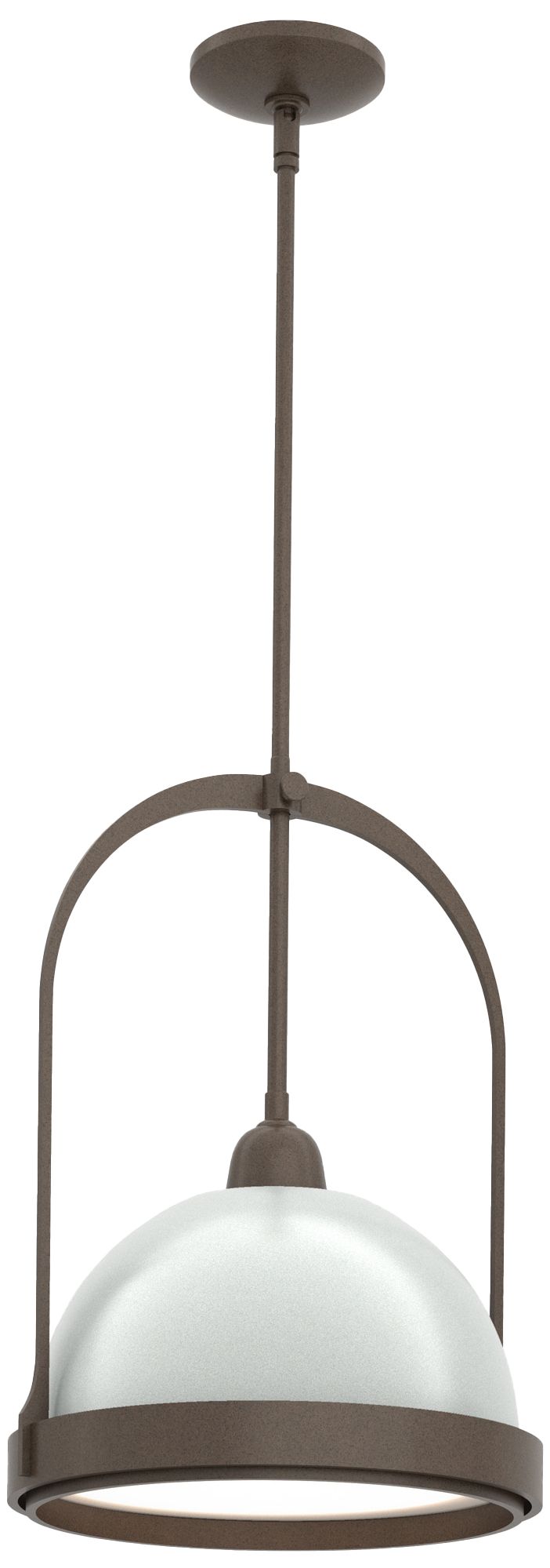 Atlas 14" Wide Bronze Mini Pendant w/ Vintage Platinum