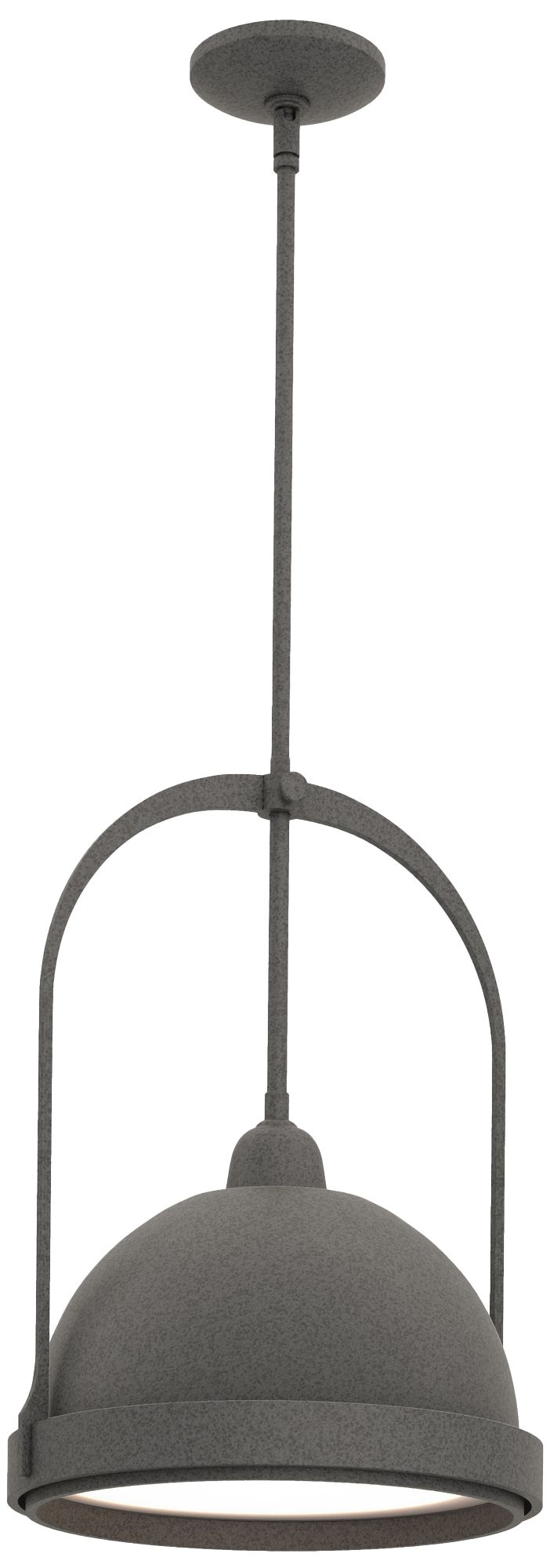 Atlas 14" Wide Natural Iron Mini Pendant w/ Natural Iron - Made to Order