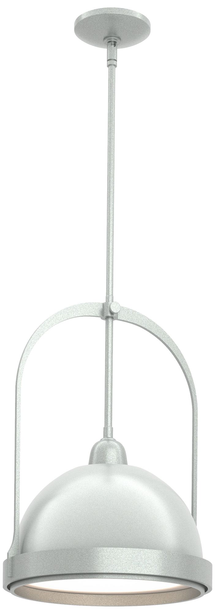 Atlas 14" Wide Vintage Platinum Mini Pendant w/ Vintage Platinum