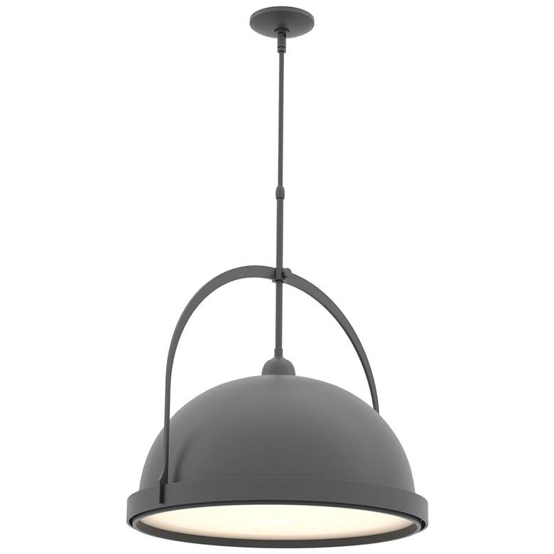 Image 1 Atlas 21.7" Wide Large Black Pendant