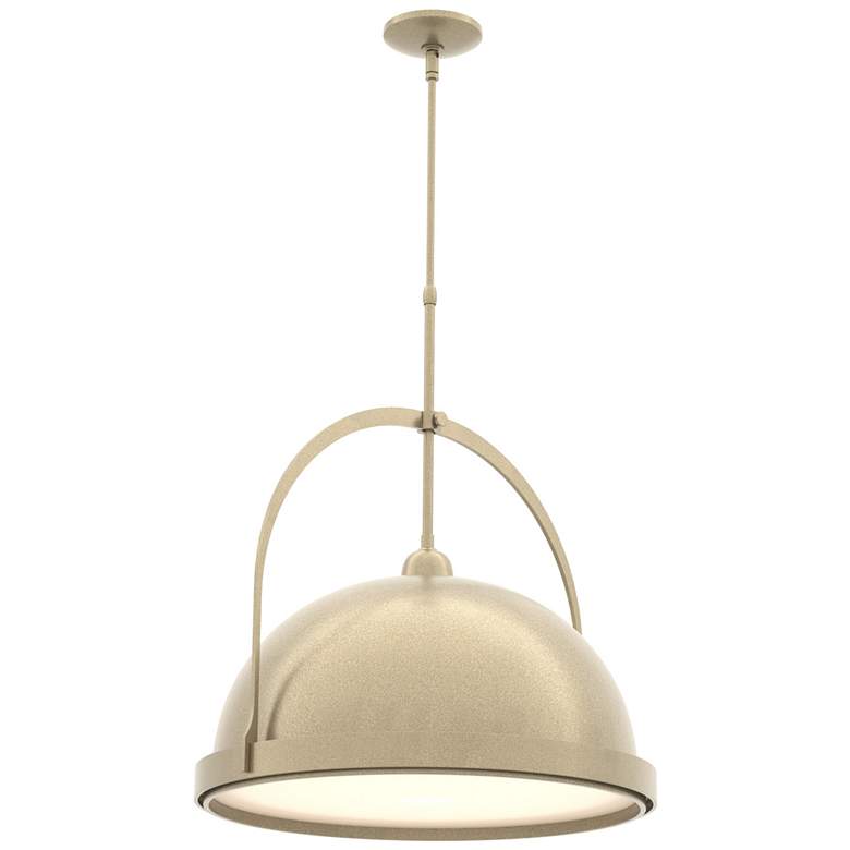 Image 1 Atlas 21.7" Wide Large Soft Gold Accented Soft Gold Pendant