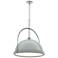 Atlas 21.7" Wide Large Vintage Platinum Pendant