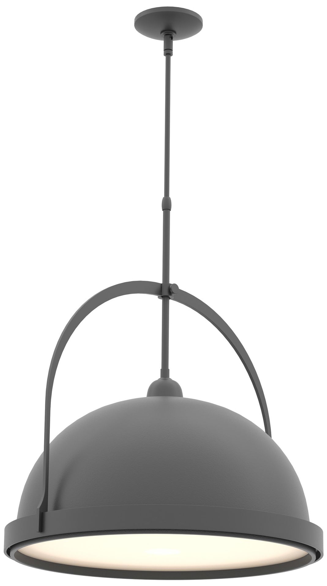 Atlas 22" Wide Black Pendant w/ Black