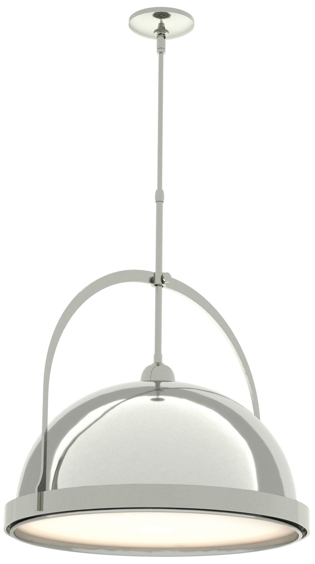 Atlas 22" Wide Sterling Pendant w/ Sterling