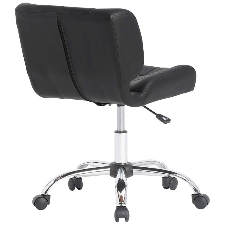 Image 3 Atlas Black Faux Leather Adjustable Swivel Office Chair more views