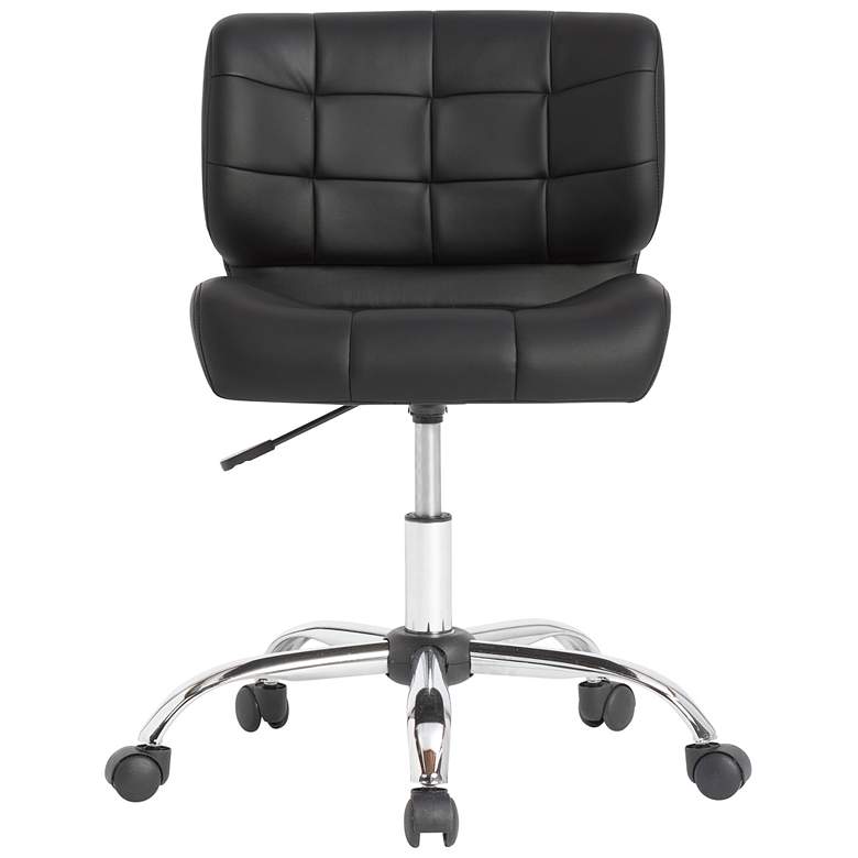 Image 4 Atlas Black Faux Leather Adjustable Swivel Office Chair more views