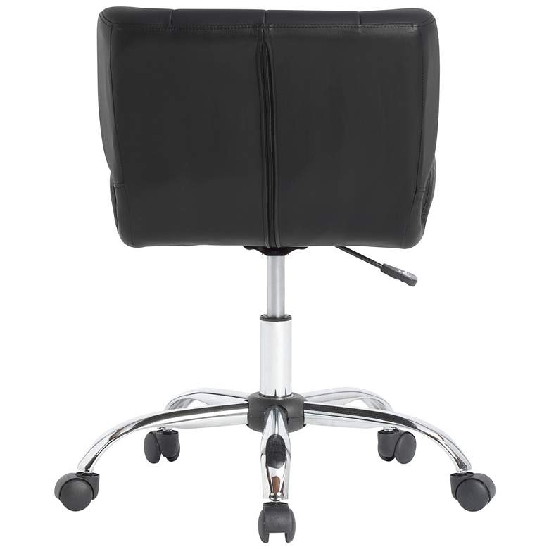 Image 7 Atlas Black Faux Leather Adjustable Swivel Office Chair more views