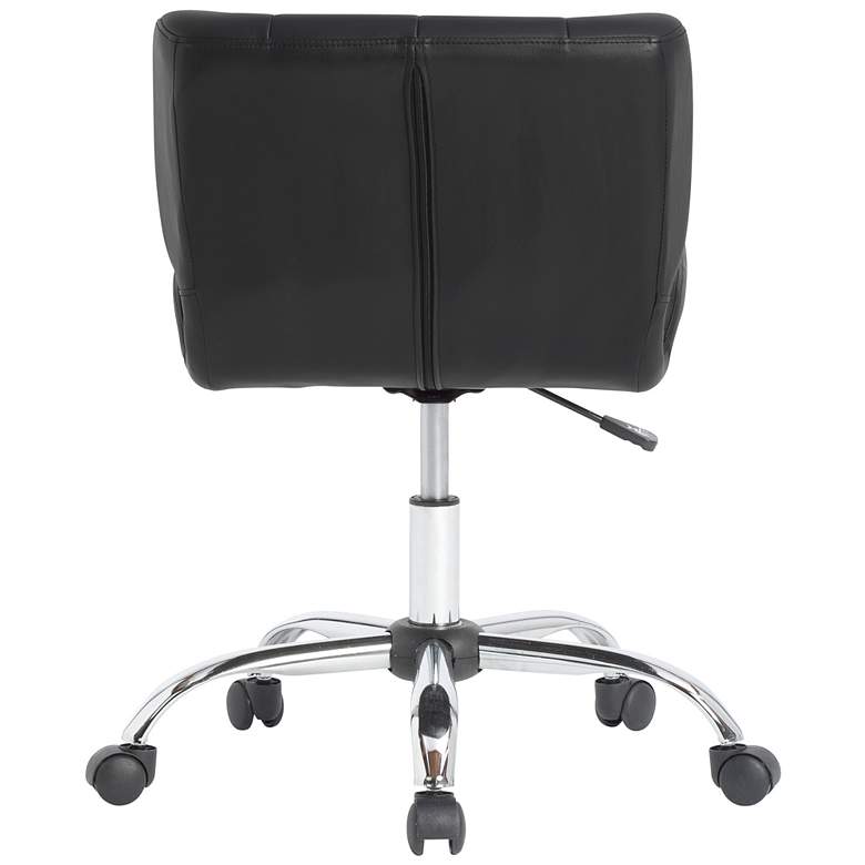Image 7 Atlas Black Faux Leather Adjustable Swivel Office Chair more views