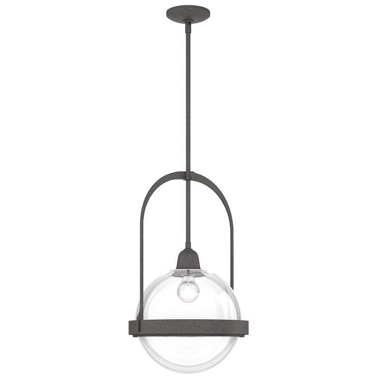 Image 1 Atlas Pendant - Natural Iron Finish - Clear Glass