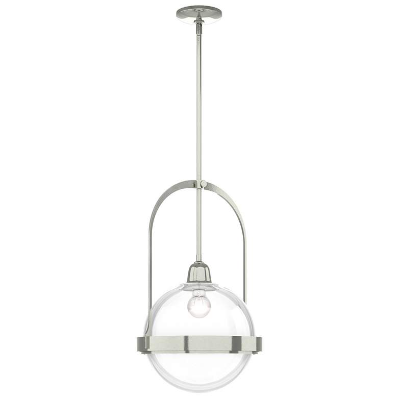 Image 1 Atlas Pendant - Sterling Finish - Clear Glass