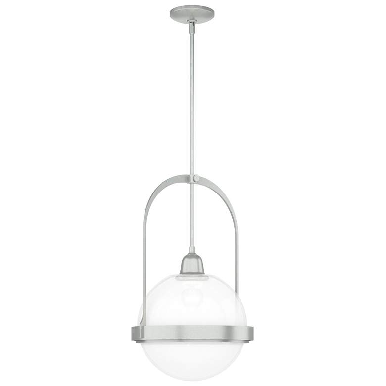 Image 1 Atlas Pendant - Vintage Platinum Finish - Opaline