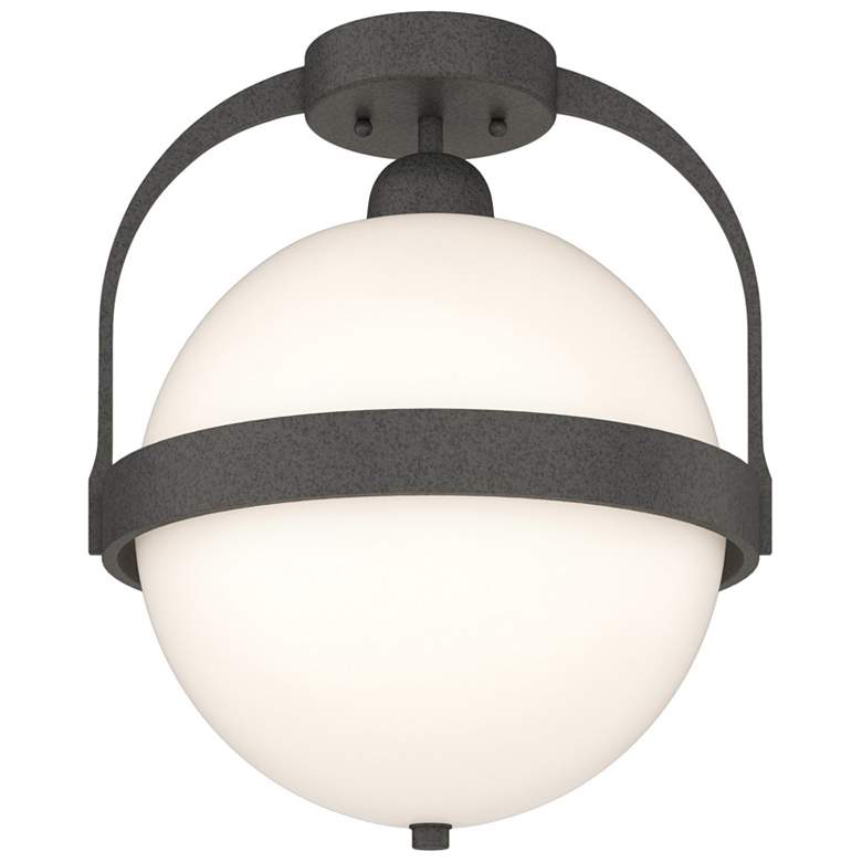 Image 1 Atlas Semi-Flush - Iron - Opal Glass