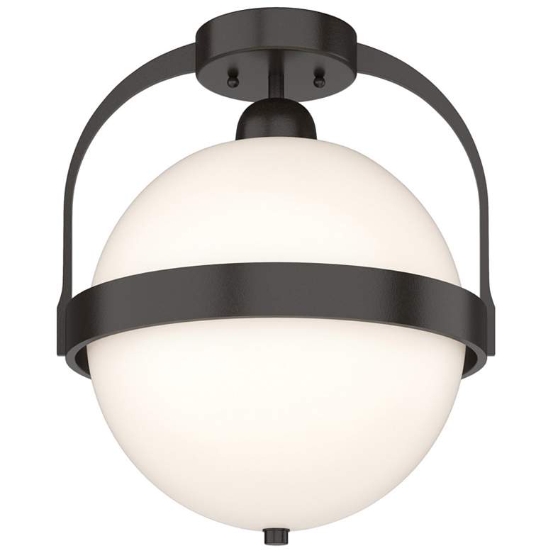 Image 1 Atlas Semi-Flush - Oil Rubbed Bronze - Opal Glass
