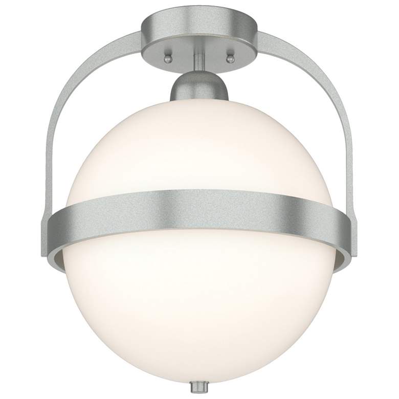 Image 1 Atlas Semi-Flush - Platinum - Opal Glass