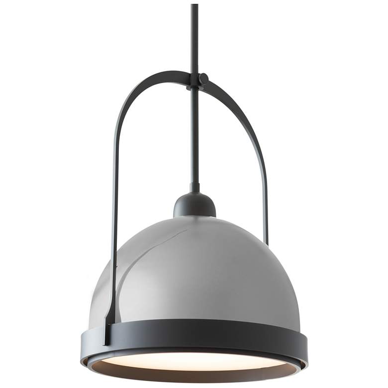 Image 1 Atlas Small Pendant - Black Finish - Vintage Platinum Accents