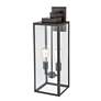 3_Atless 24"H Powder-Coated Bronze 2-Light Outdoor Wall Light more views