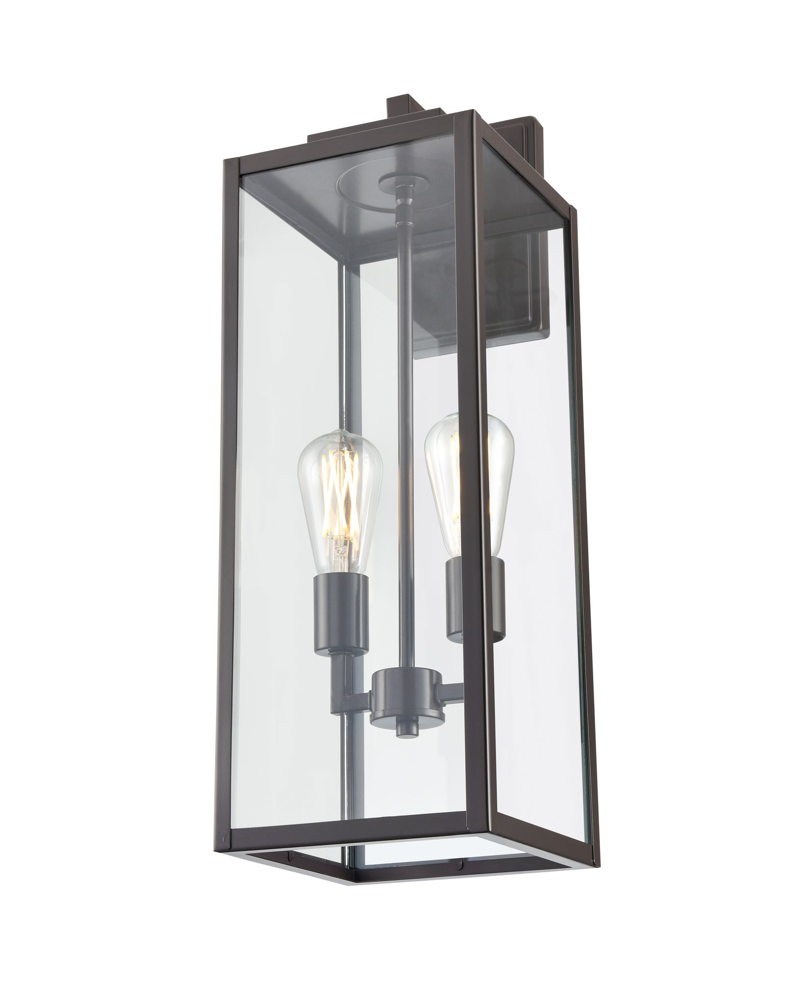 Thumbnail4 of Atless 24"H Powder-Coated Bronze 2-Light Outdoor Wall Light more views