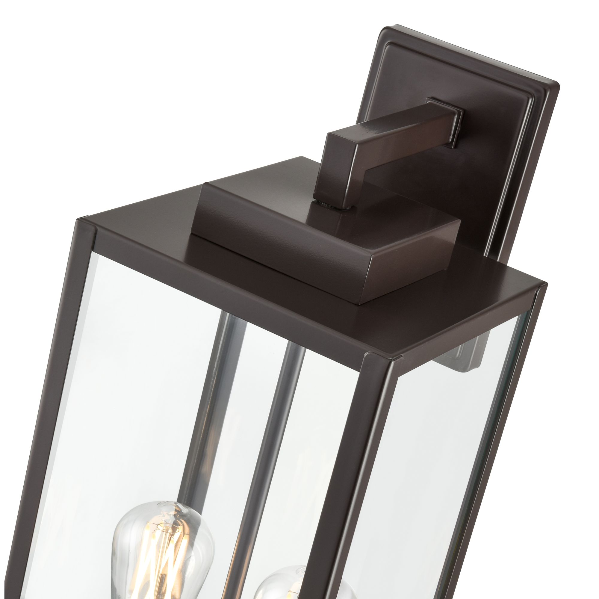 Atless 24"H Powder-Coated Bronze 2-Light Outdoor Wall Light