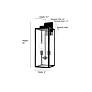 6_Atless 24"H Powder-Coated Bronze 2-Light Outdoor Wall Light more views