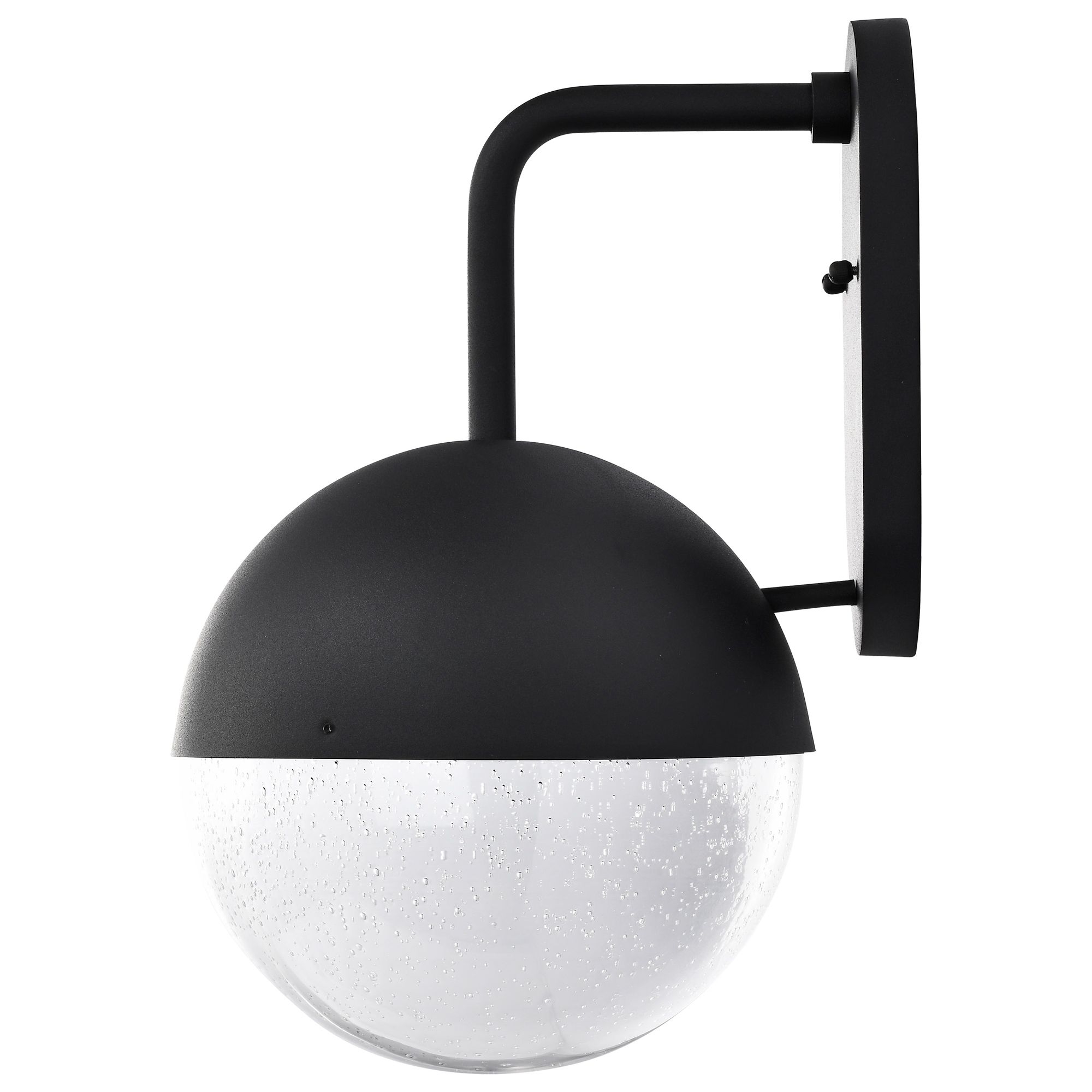 Image 4 Atmosphere; 10W LED; Wall Lantern; Matte Black w Clear Seeded Glass more views